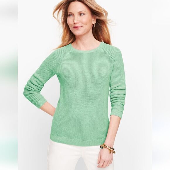 NWT Sonoma Chunky Knit Mint Sweater - Picture 1 of 9